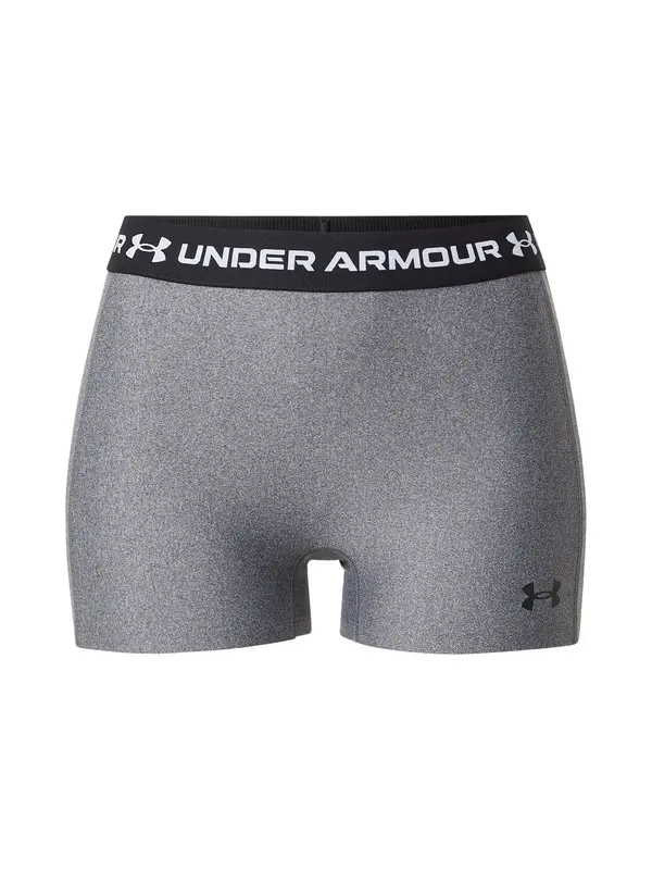 UNDER ARMOUR UNDER ARMOUR Sportske hlače  siva melange / crna / bijela