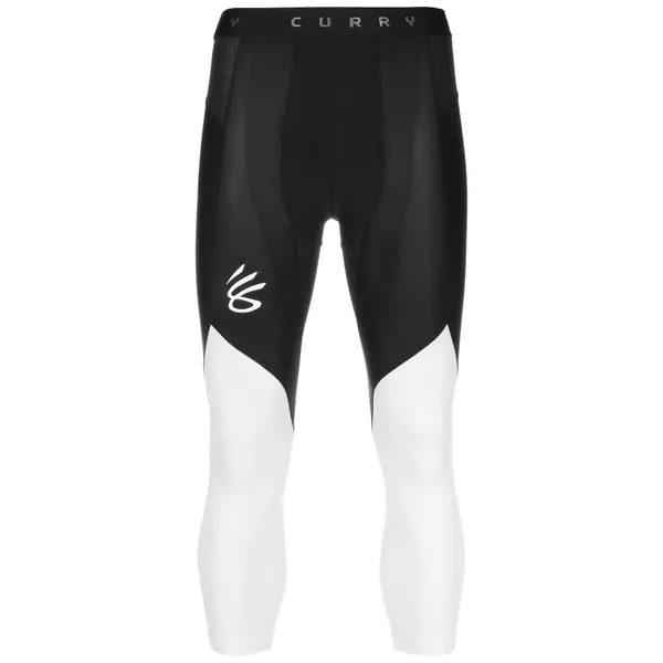 UNDER ARMOUR UNDER ARMOUR Sportske hlače 'Stephen Curry'  crna / bijela