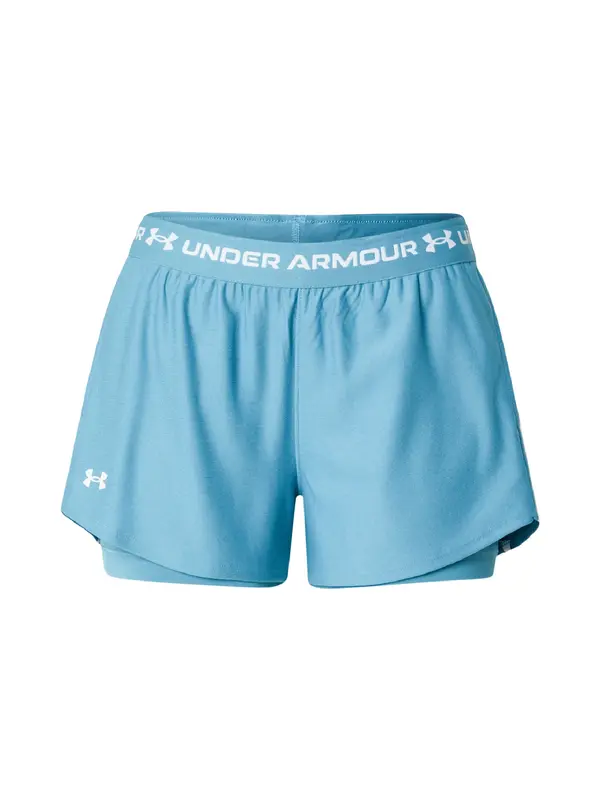UNDER ARMOUR UNDER ARMOUR Sportske hlače 'Tech Play Up'  azur / bijela