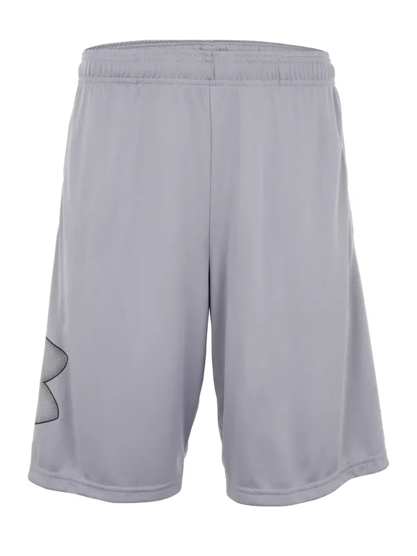 UNDER ARMOUR UNDER ARMOUR Sportske hlače 'Tech'  siva / crna