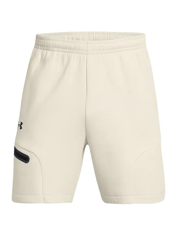 UNDER ARMOUR UNDER ARMOUR Sportske hlače 'Unstoppable'  crna / vuneno bijela
