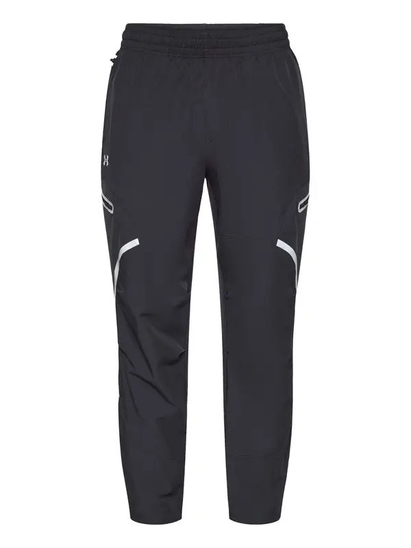 UNDER ARMOUR UNDER ARMOUR Sportske hlače 'Unstoppable'  siva / crna