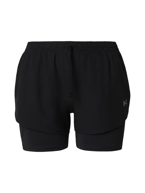 UNDER ARMOUR UNDER ARMOUR Sportske hlače 'Velociti Pro'  crna / bijela