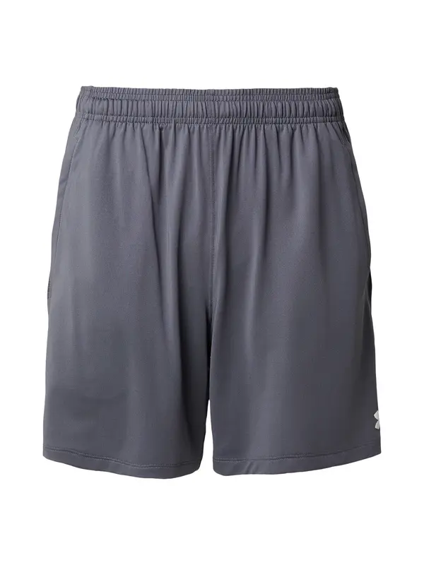 UNDER ARMOUR UNDER ARMOUR Sportske hlače 'Vent'  siva / bijela