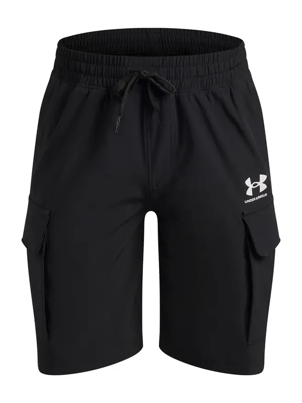 UNDER ARMOUR UNDER ARMOUR Sportske hlače 'Vibe'  crna / bijela