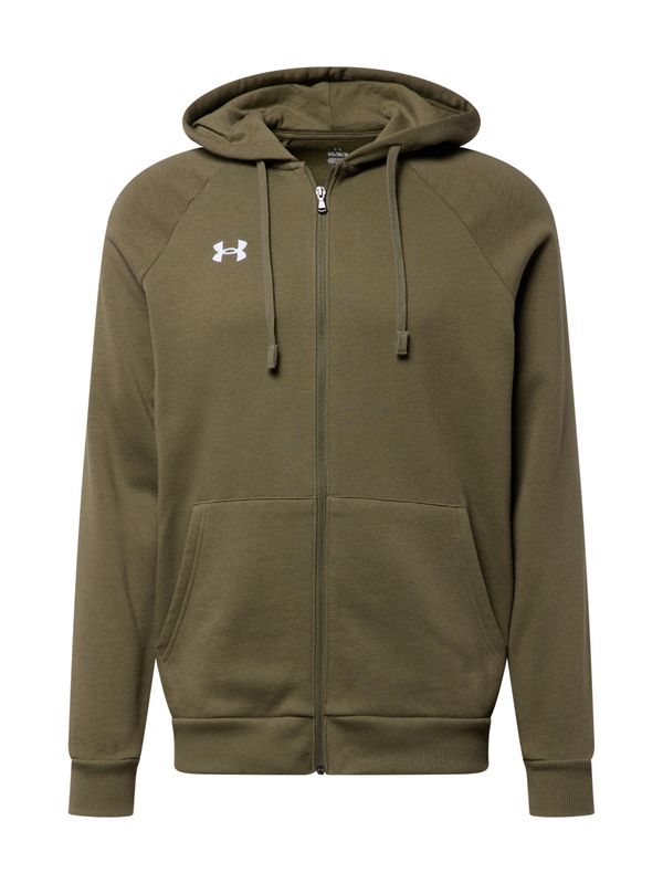 UNDER ARMOUR UNDER ARMOUR Sportski gornji dio trenirke 'Rival'  kaki / bijela