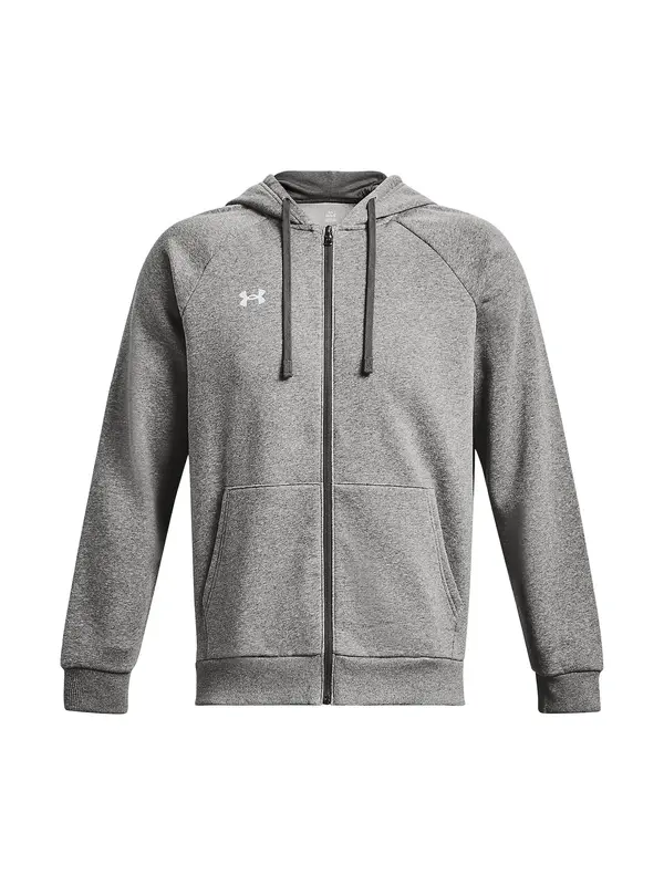 UNDER ARMOUR UNDER ARMOUR Sportski gornji dio trenirke 'Rival'  siva / bijela