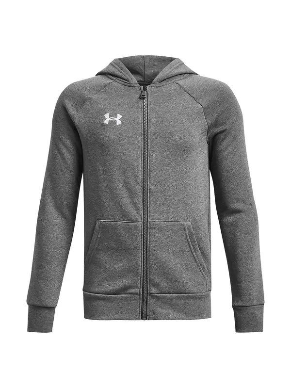 UNDER ARMOUR UNDER ARMOUR Sportski gornji dio trenirke 'Rival'  siva melange / bijela