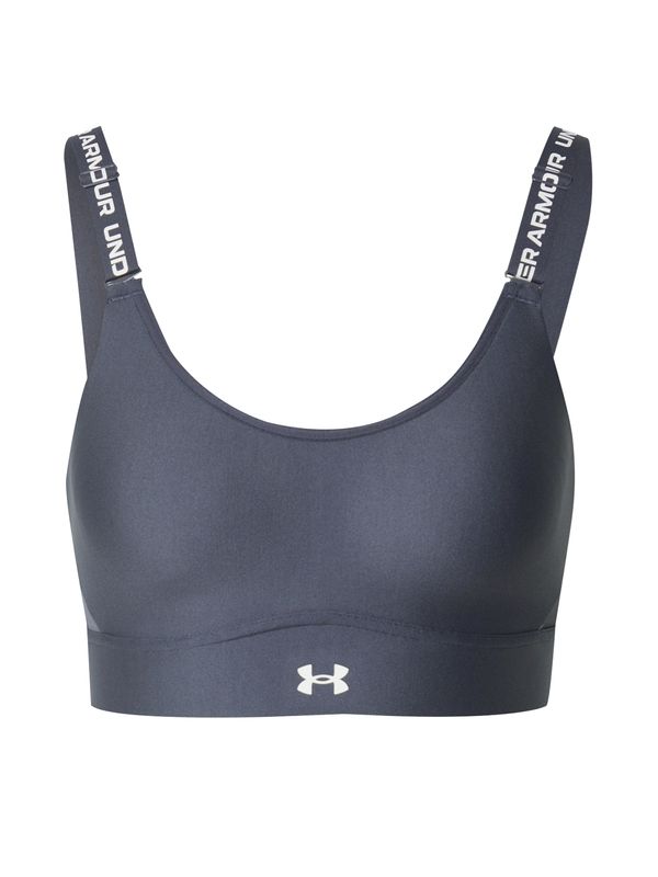 UNDER ARMOUR UNDER ARMOUR Sportski grudnjak 'Infinity 2.0'  bazalt siva / bijela