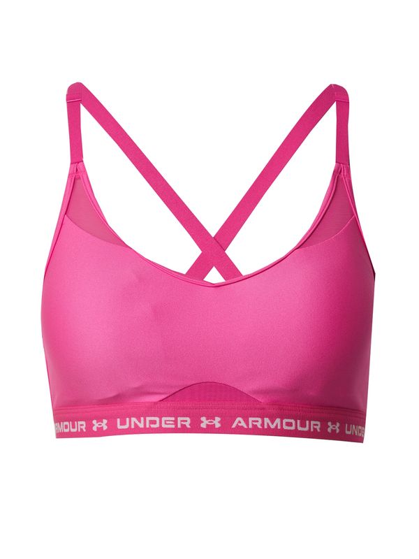 UNDER ARMOUR UNDER ARMOUR Sportski grudnjak  magenta / bijela