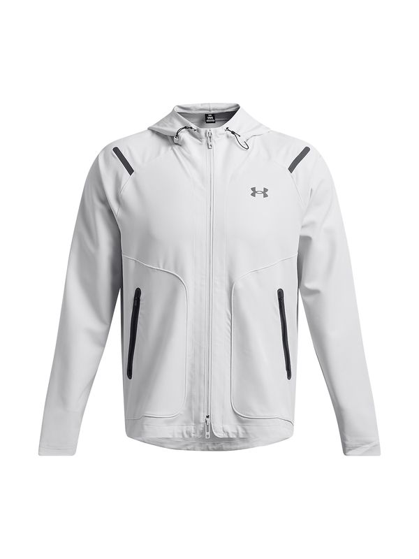 UNDER ARMOUR UNDER ARMOUR Tehnička jakna 'Unstoppable'  siva / crna