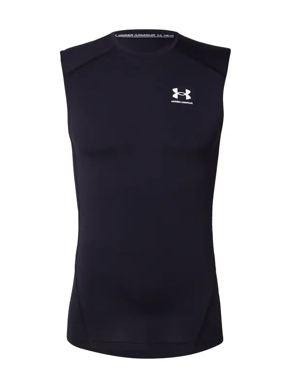 UNDER ARMOUR UNDER ARMOUR Tehnička sportska majica  crna / bijela