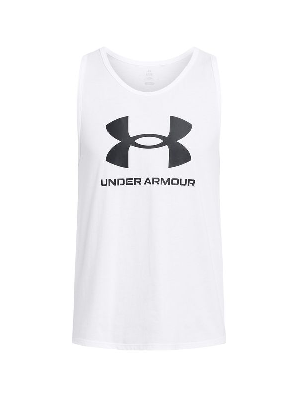 UNDER ARMOUR UNDER ARMOUR Tehnička sportska majica  crna / bijela