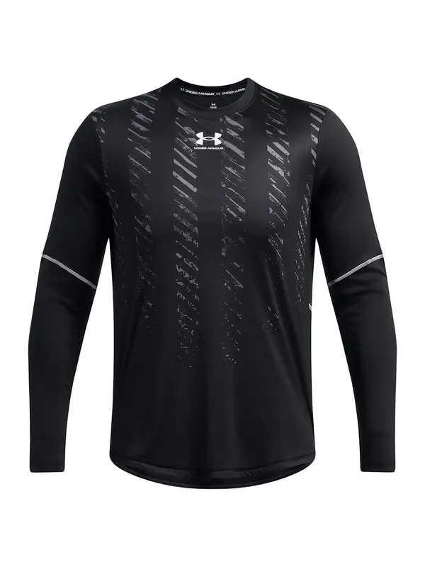 UNDER ARMOUR UNDER ARMOUR Tehnička sportska majica  crna / bijela
