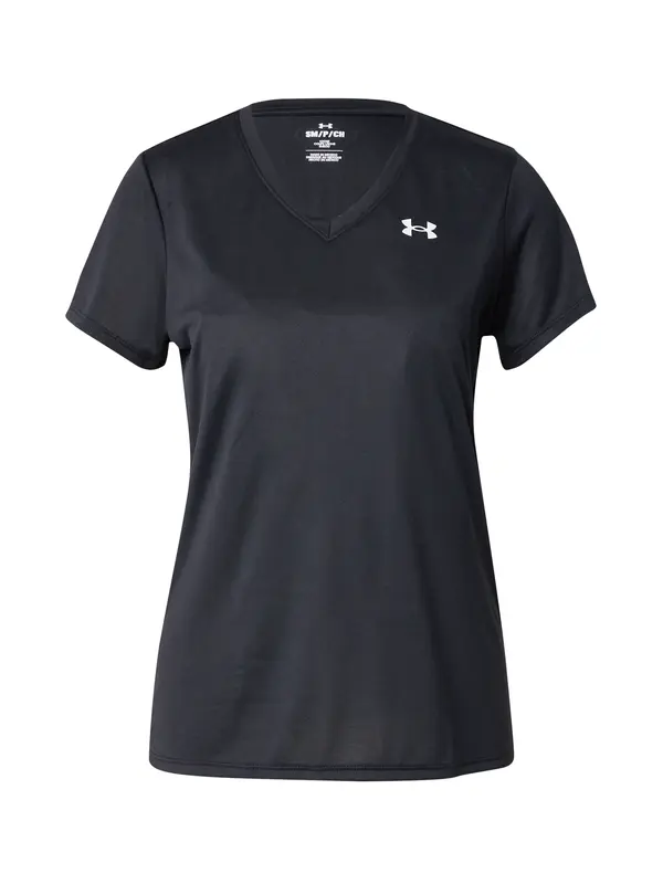 UNDER ARMOUR UNDER ARMOUR Tehnička sportska majica  crna / bijela