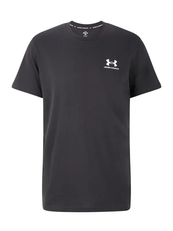 UNDER ARMOUR UNDER ARMOUR Tehnička sportska majica  crna / bijela