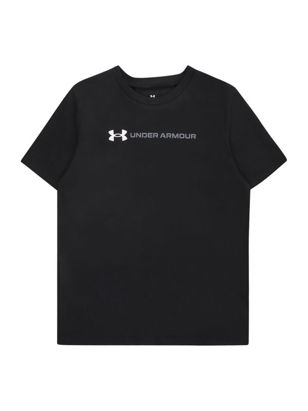 UNDER ARMOUR UNDER ARMOUR Tehnička sportska majica  crna / prljavo bijela