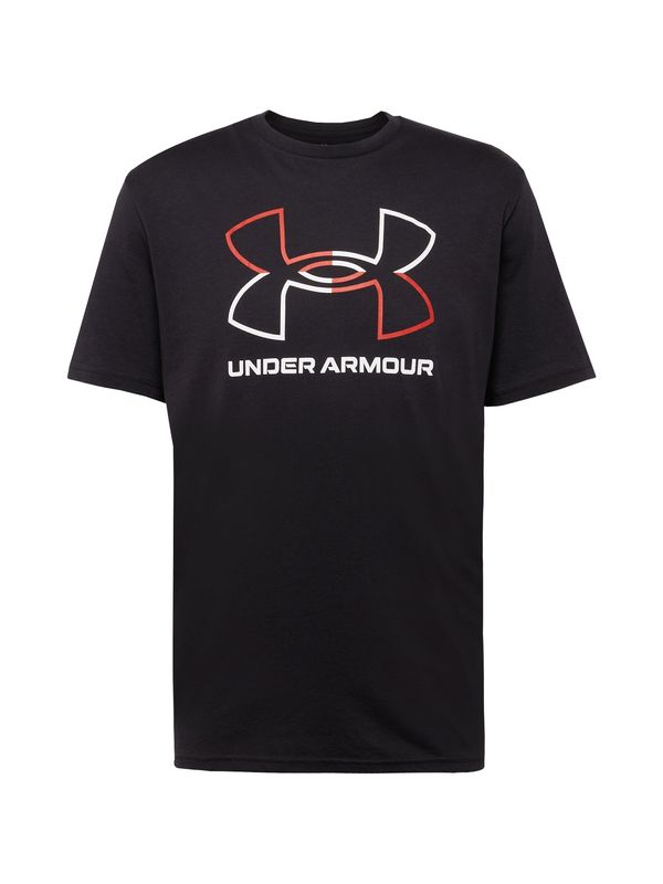 UNDER ARMOUR UNDER ARMOUR Tehnička sportska majica 'Foundation'  crvena / crna / bijela