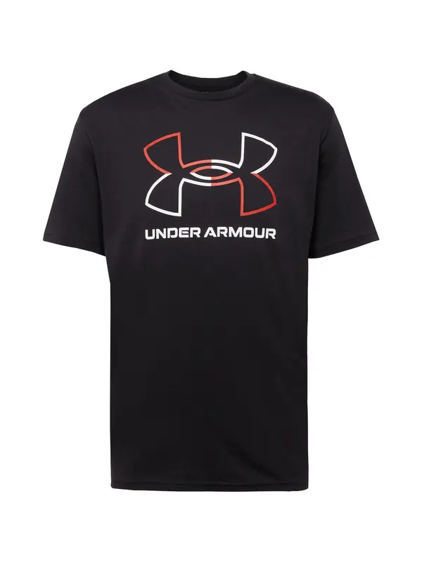 UNDER ARMOUR UNDER ARMOUR Tehnička sportska majica 'Foundation'  crvena / crna / bijela