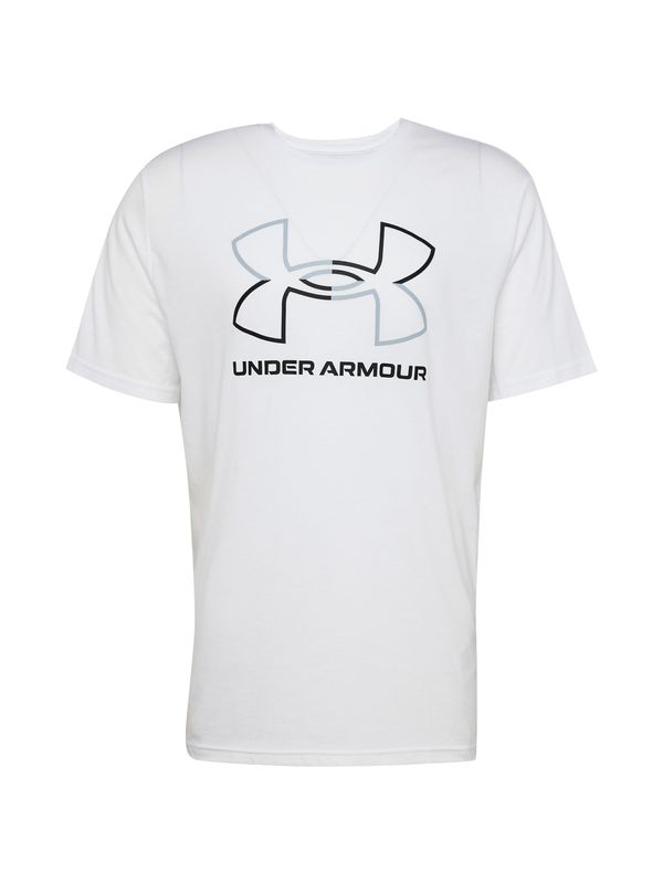 UNDER ARMOUR UNDER ARMOUR Tehnička sportska majica 'Foundation'  siva / crna / bijela