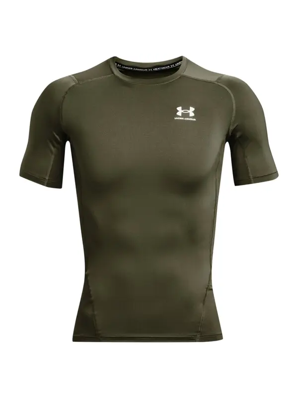UNDER ARMOUR UNDER ARMOUR Tehnička sportska majica  maslinasta / bijela