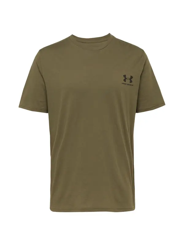 UNDER ARMOUR UNDER ARMOUR Tehnička sportska majica  maslinasta / crna