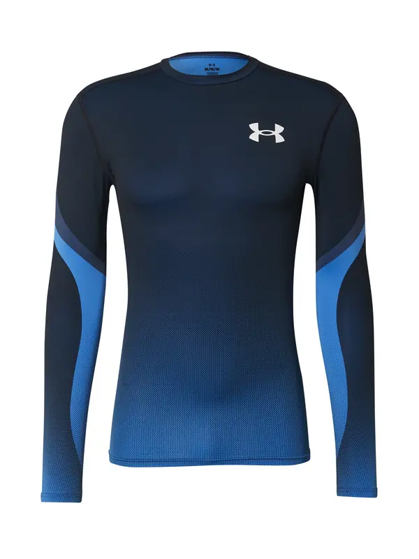 UNDER ARMOUR UNDER ARMOUR Tehnička sportska majica  mornarsko plava / azur / bijela