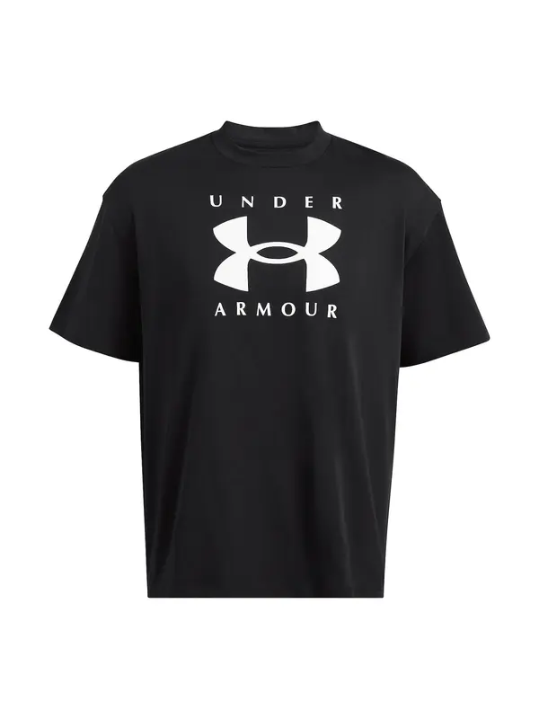 UNDER ARMOUR UNDER ARMOUR Tehnička sportska majica 'OS Branded'  crna / bijela