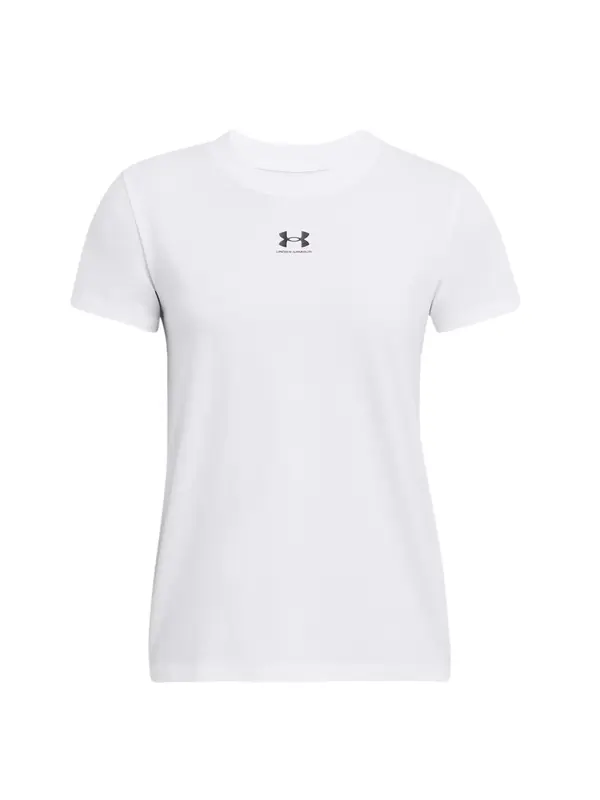 UNDER ARMOUR UNDER ARMOUR Tehnička sportska majica 'Rival Core'  bijela