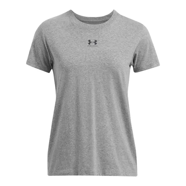 UNDER ARMOUR UNDER ARMOUR Tehnička sportska majica 'Rival Core'  siva melange / crna