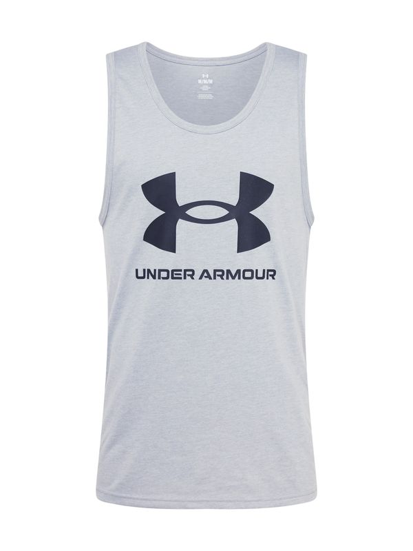 UNDER ARMOUR UNDER ARMOUR Tehnička sportska majica  siva / crna