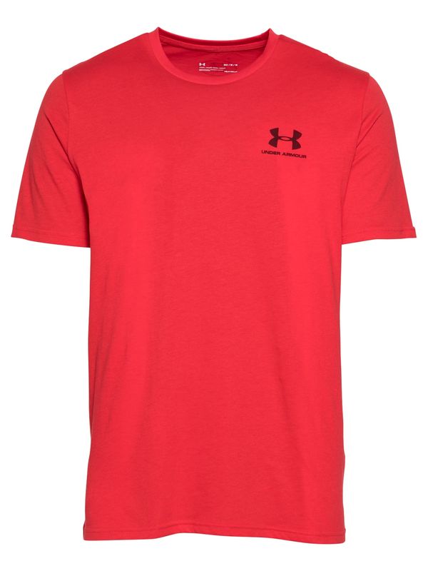 UNDER ARMOUR UNDER ARMOUR Tehnička sportska majica 'Sportstyle'  crvena / crna