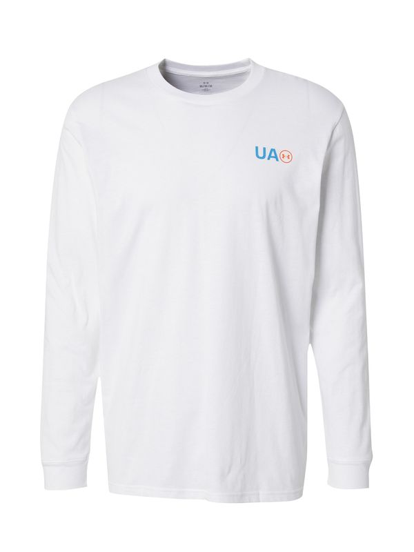 UNDER ARMOUR UNDER ARMOUR Tehnička sportska majica  svijetloplava / narančasta / bijela