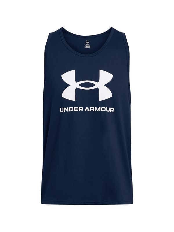 UNDER ARMOUR UNDER ARMOUR Tehnička sportska majica  tamno plava / bijela