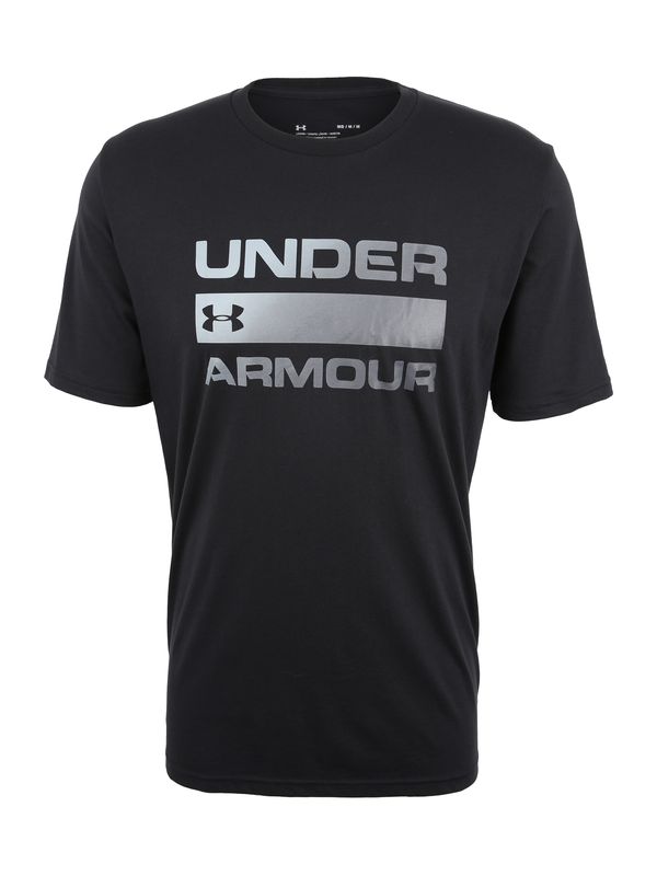 UNDER ARMOUR UNDER ARMOUR Tehnička sportska majica 'Team Issue'  crna / srebro