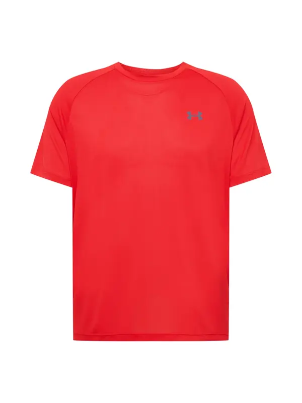 UNDER ARMOUR UNDER ARMOUR Tehnička sportska majica 'Tech 2.0'  antracit siva / vatreno crvena