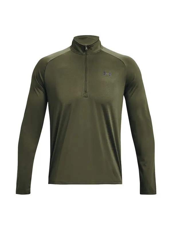 UNDER ARMOUR UNDER ARMOUR Tehnička sportska majica 'Tech 2.0'  maslinasta / crna