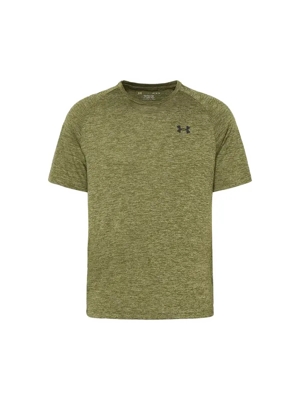 UNDER ARMOUR UNDER ARMOUR Tehnička sportska majica 'Tech 2.0'  zelena melange / crna