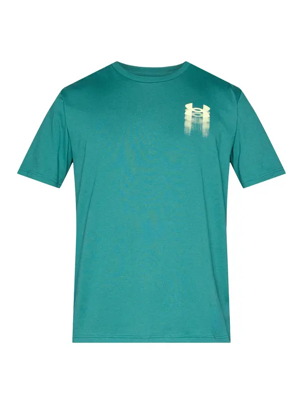 UNDER ARMOUR UNDER ARMOUR Tehnička sportska majica  tirkiz / svijetložuta