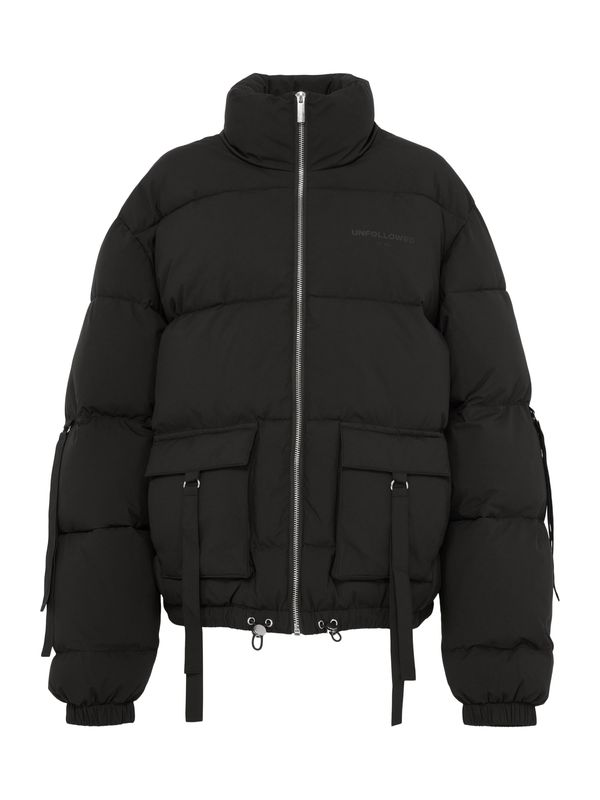 UNFOLLOWED x ABOUT YOU UNFOLLOWED x ABOUT YOU Prijelazna jakna 'THUNDER '  crna