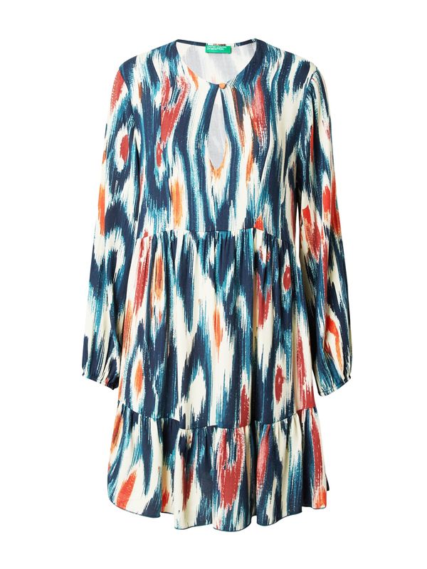 UNITED COLORS OF BENETTON UNITED COLORS OF BENETTON Haljina  plava / narančasta / crvena / bijela