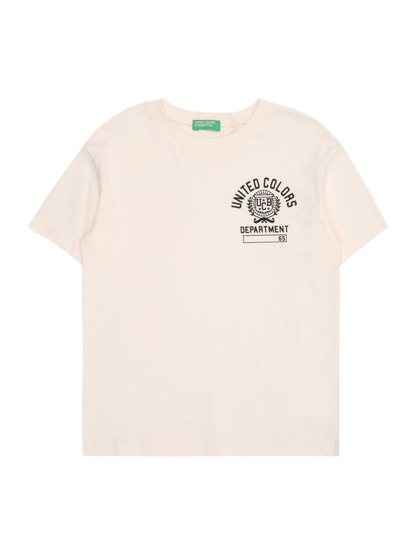 UNITED COLORS OF BENETTON UNITED COLORS OF BENETTON Majica  boja pijeska / crna