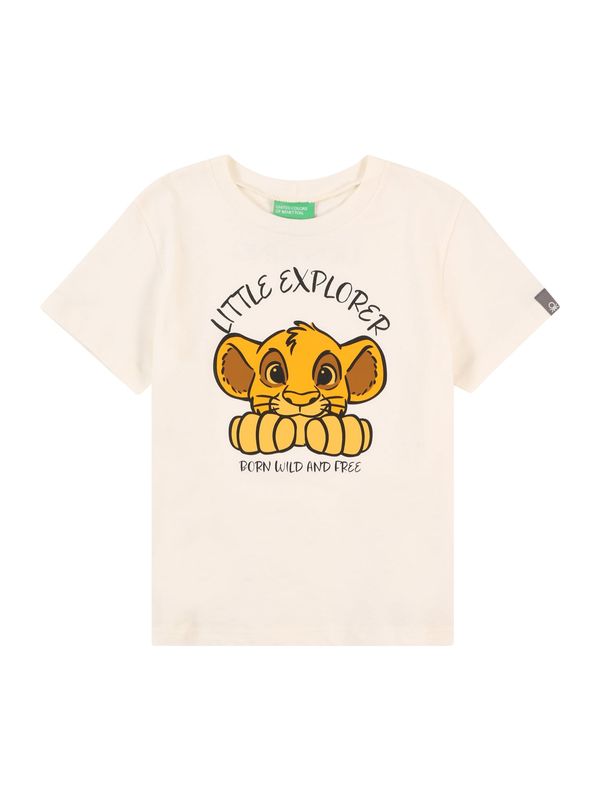 UNITED COLORS OF BENETTON UNITED COLORS OF BENETTON Majica  boja pijeska / zeleno smeđa / narančasto žuta / crna