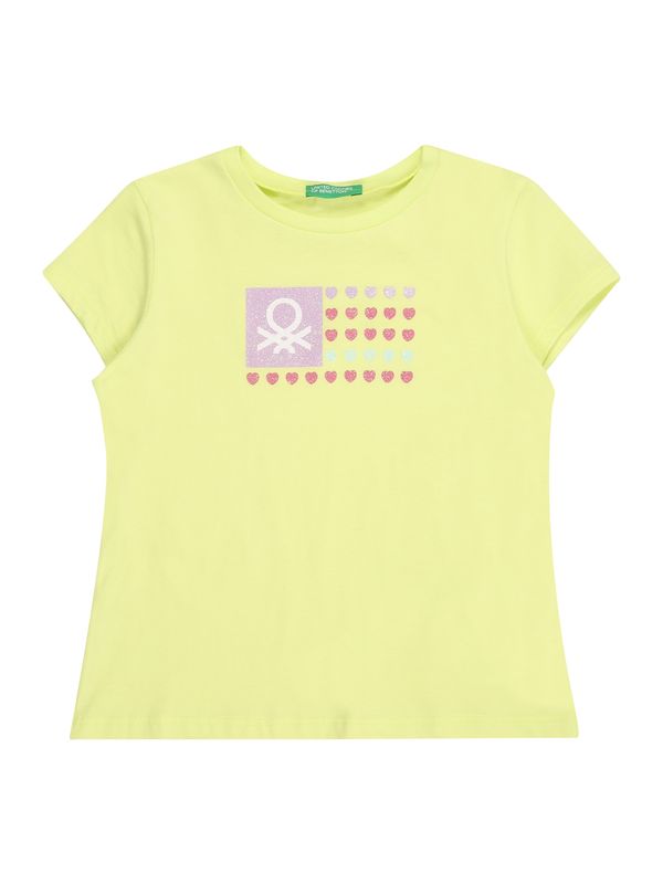 UNITED COLORS OF BENETTON UNITED COLORS OF BENETTON Majica  jabuka / lavanda / magenta / bijela