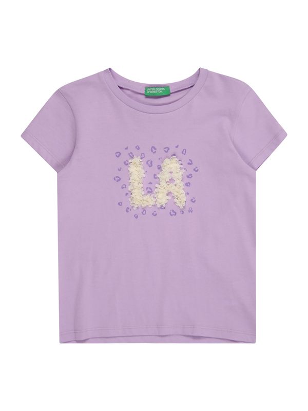 UNITED COLORS OF BENETTON UNITED COLORS OF BENETTON Majica  ljubičasta / lila / bijela