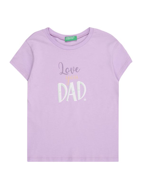 UNITED COLORS OF BENETTON UNITED COLORS OF BENETTON Majica  ljubičasta / prljavo bijela