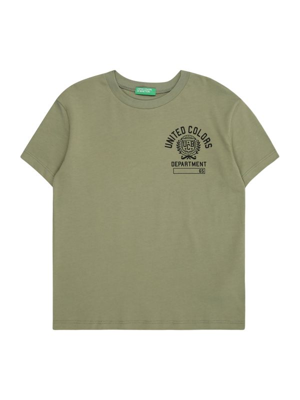 UNITED COLORS OF BENETTON UNITED COLORS OF BENETTON Majica  maslinasta / crna