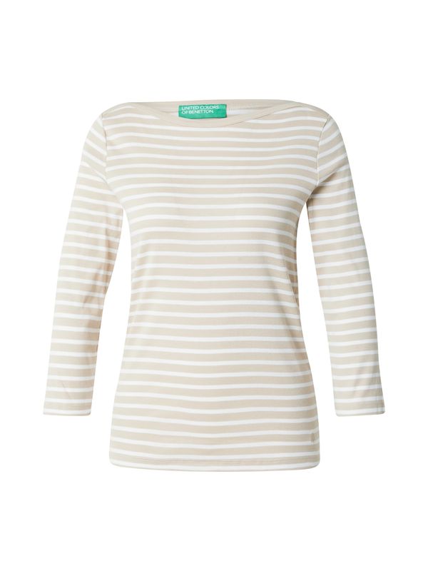 UNITED COLORS OF BENETTON UNITED COLORS OF BENETTON Majica  pijesak / bijela