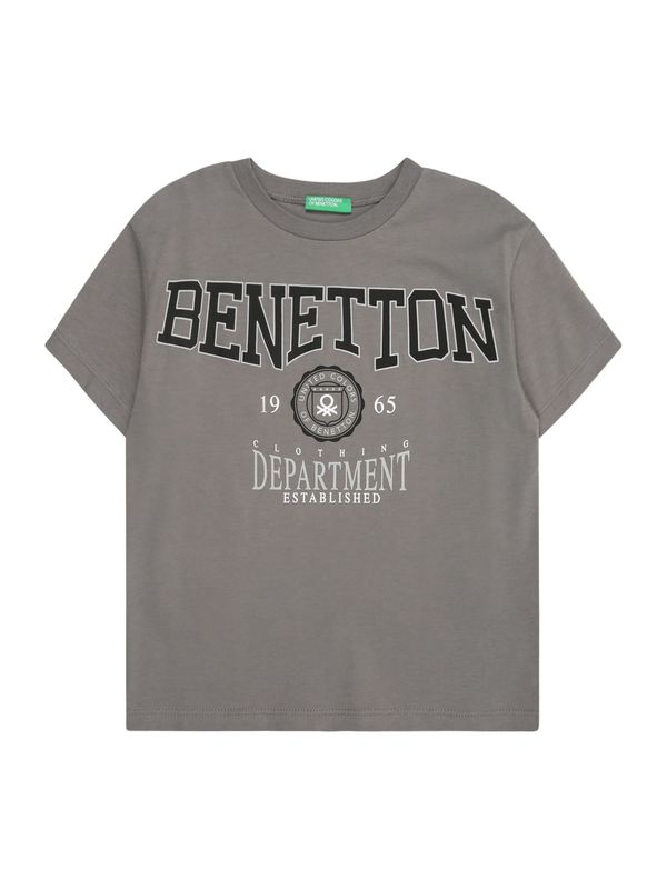 UNITED COLORS OF BENETTON UNITED COLORS OF BENETTON Majica  siva / tamo siva / crna / bijela