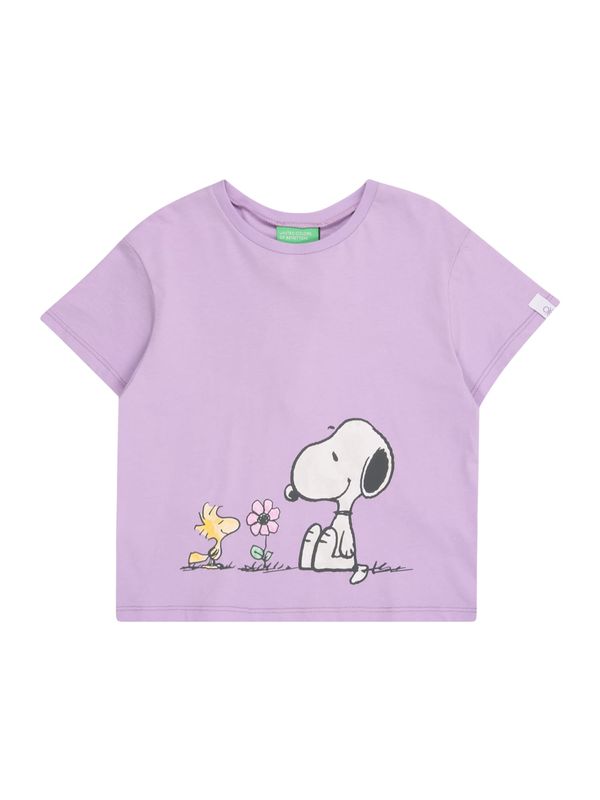 UNITED COLORS OF BENETTON UNITED COLORS OF BENETTON Majica  žuta / ljubičasta / crna / bijela